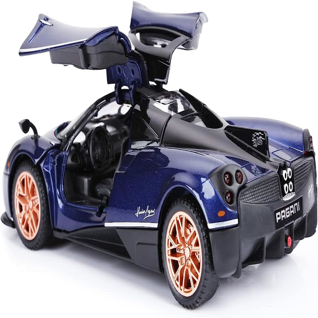 KTRS ENTERPRISE 1:24 Diecast Metal Car Model Hayura Toy Car for Kid Sound and Light Pull Back view 2