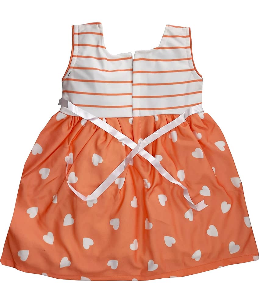LITTLE PANDA Baby Girls Satin Frocks ( Pink ) view 2