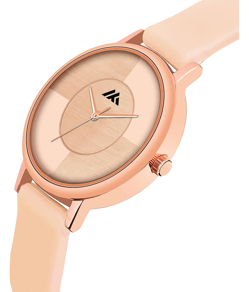 Trex Beige Silicon Analog Womens Watch view 2