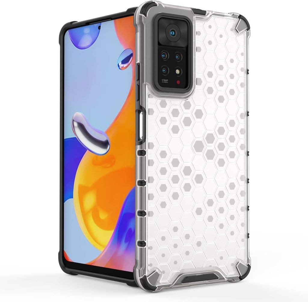 Faircost for Xiaomi Redmi Mi Note 11 Pro 5G / Note 11 Pro Plus 5G Heavy Duty Shockproof Military Grade Armor Dual Protection Layer Hybrid Kick Stand Back Cover Case Black view 2