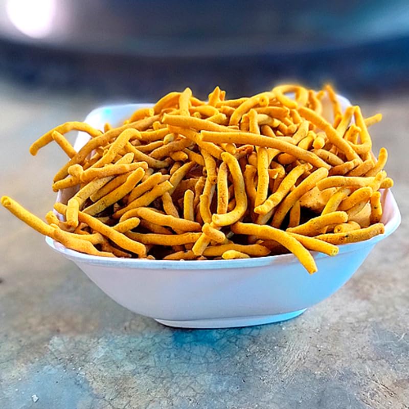 CRUNCHIZZ KARA SEVA I Spicy, Crunchy, Authentic Sev I No Artificial Additives I Perfect Tea-Time Bites I Pack of One (150 Grams) view 2