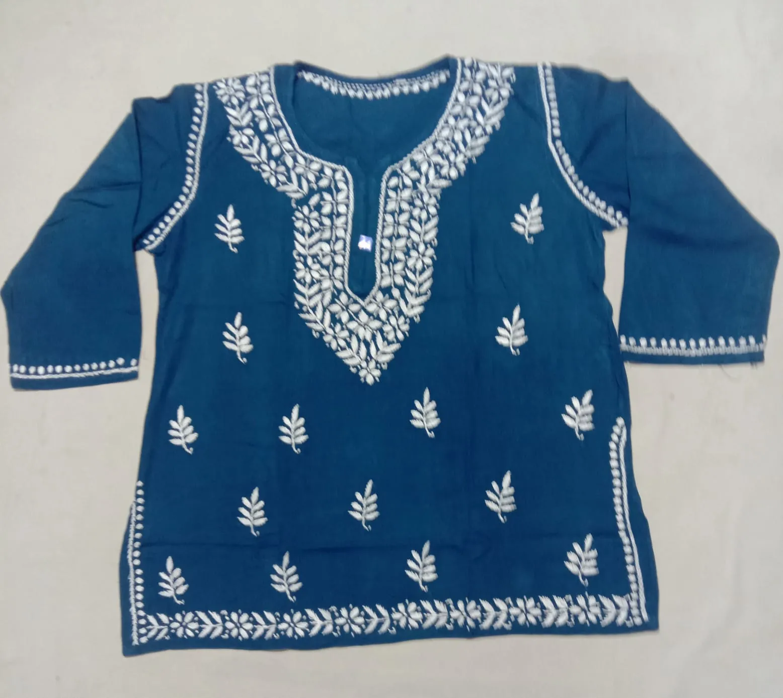HAND WORK SHORT KURTI view 2