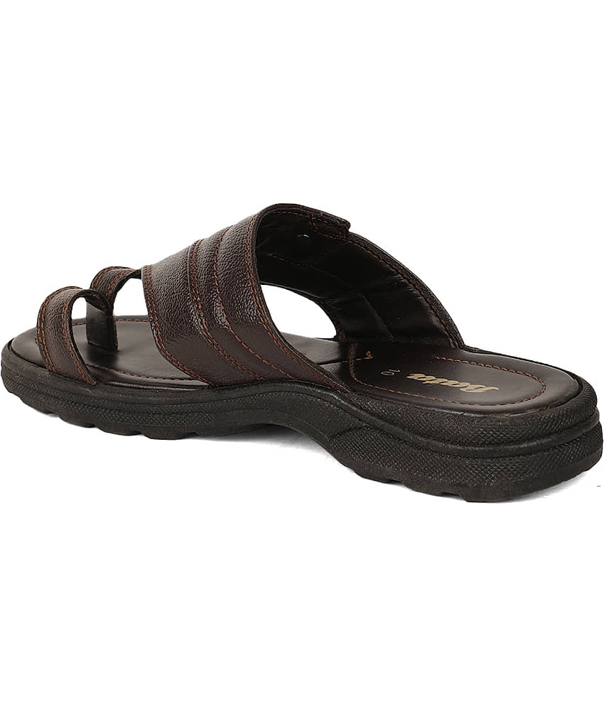 Bata - Brown Men's Sandals view 2