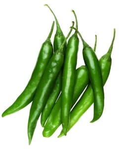 Fresh Green Chillies - 1 Kg