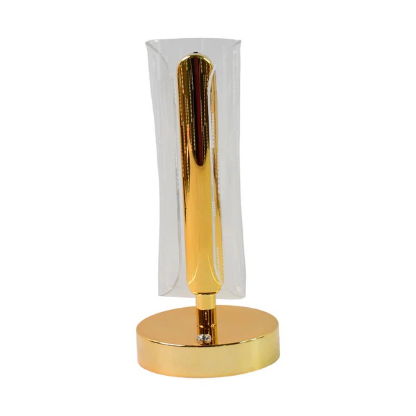 Luxury Tall Cylinder Shape Crystal Table Lamp (1 Pc) view 2