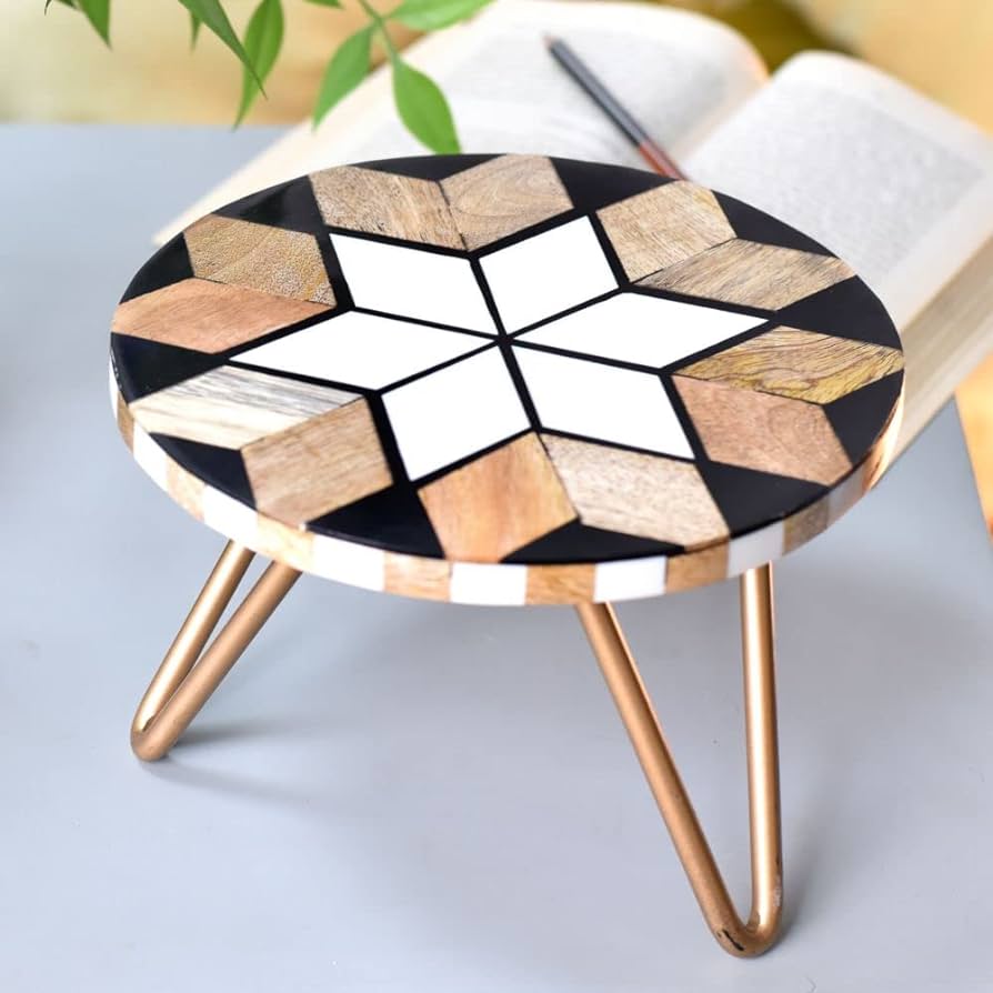 Celestial Mosaic Accent Table