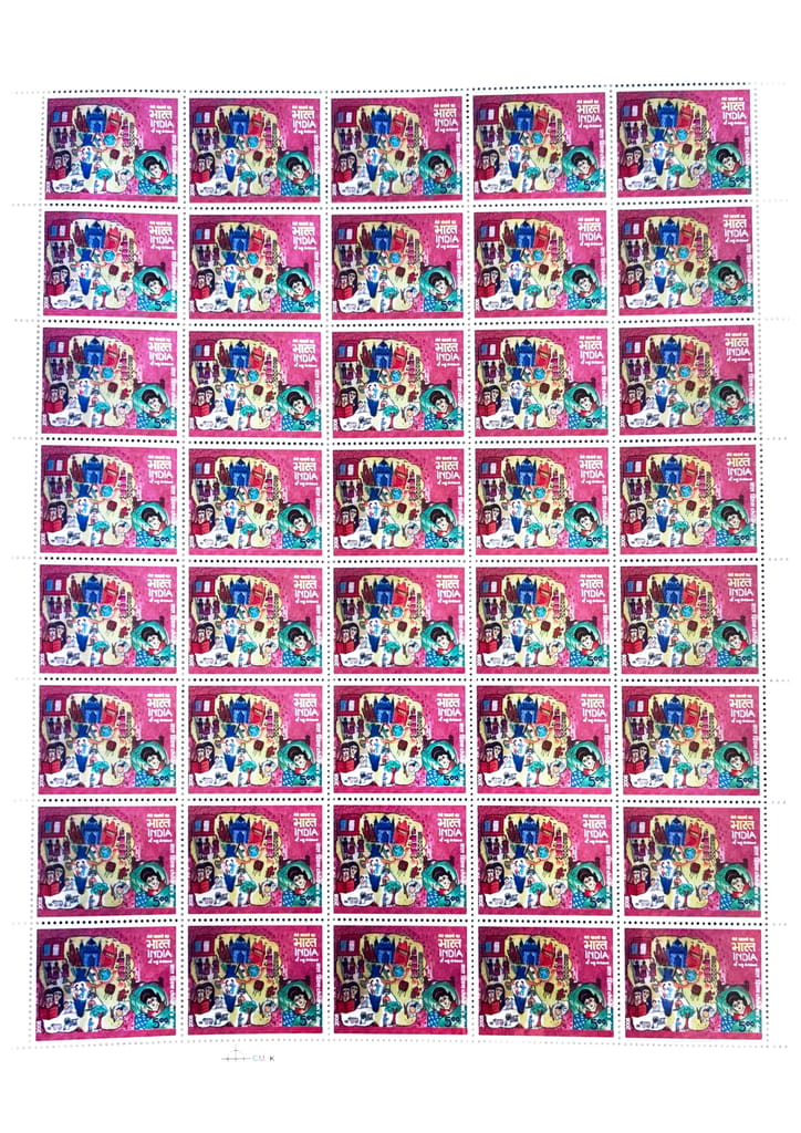 Shobhaphila's Full sheet Stamps 2008 (b) (3 NO.S)