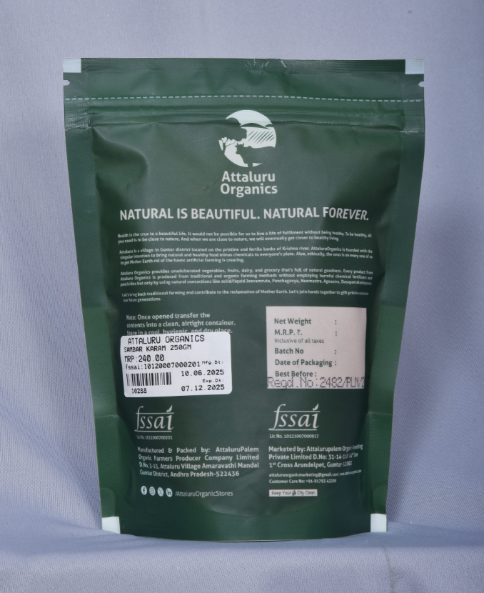 Attaluru Organics Sambar Powder view 2