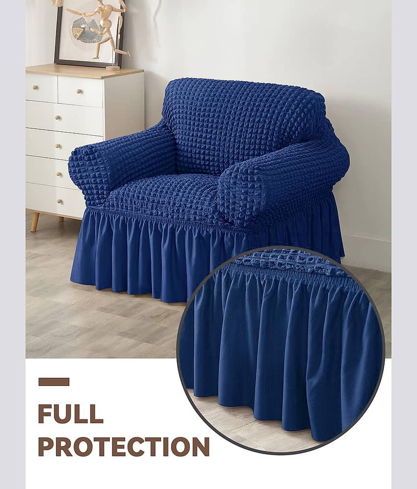 Cortina 2 Seater Polyester Sofa Cover ( Pack of 1 ) view 2