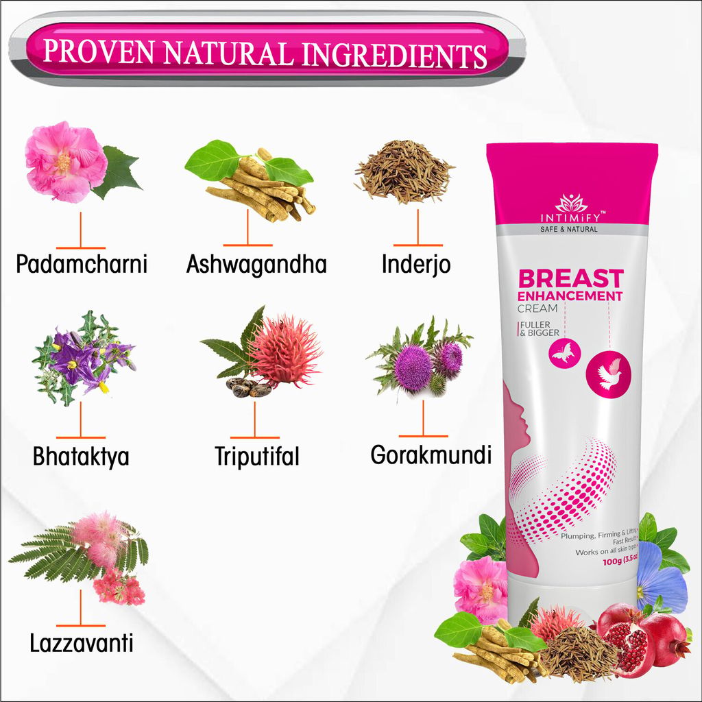 Intimify Breast Enhancement Cream, breast tightening cream, breast increase cream, breast enlargement view 2