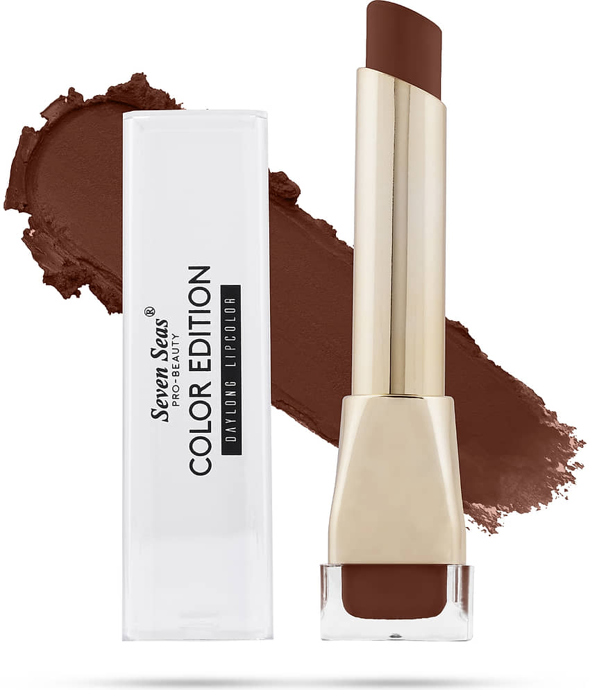 Seven Seas Coffee Brown Matte Lipstick 3.5G view 2