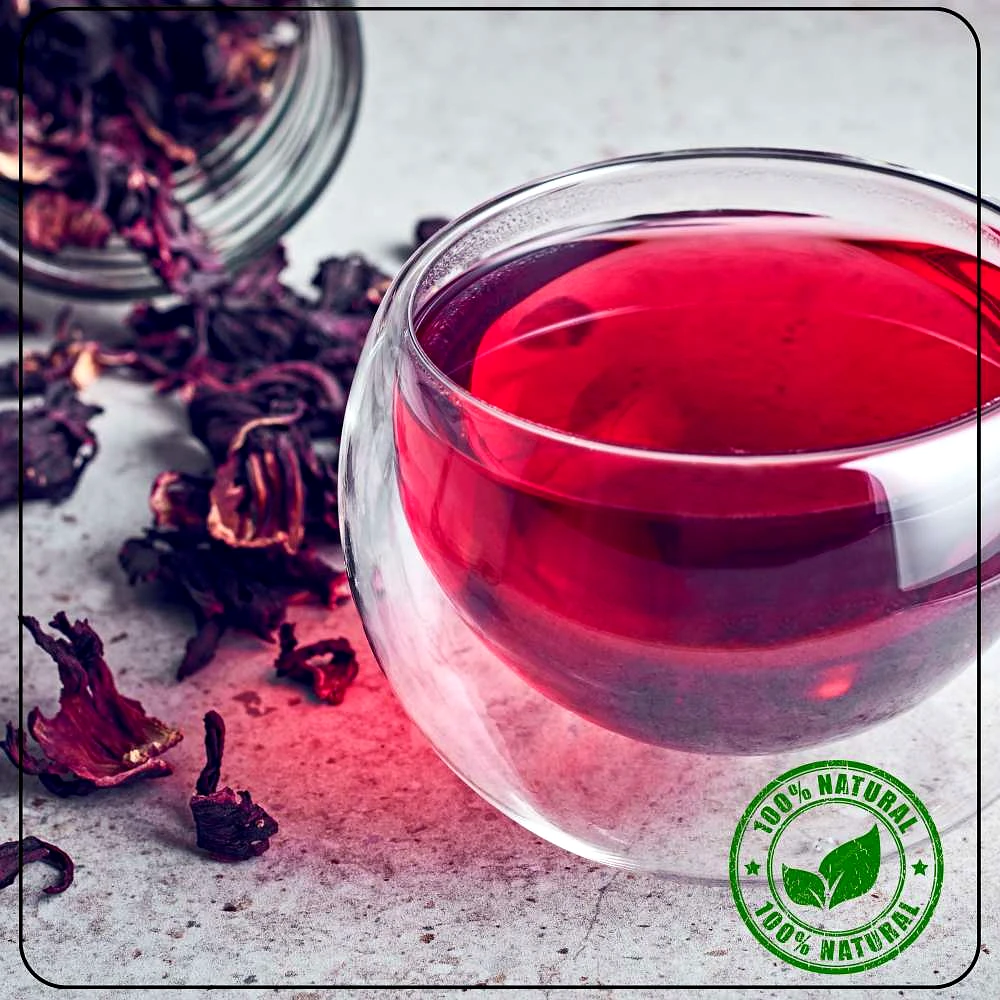 DETOX Hibiscus Roselle Tisane - A Fruity Infusion for Daily Wellness (50 gm - Makes 25 Cups of Tea) by M/S RADHIKAS FINE TEAS AND WHATNOTS view 2