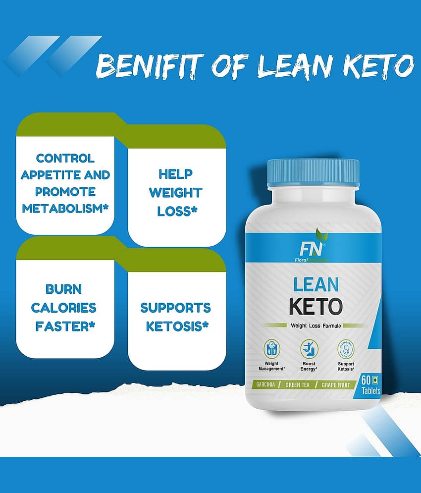 Floral Nutrition Lean keto Fat Burner (Weight Loss) for Women & Men 60 no.s Fat Burner Tablet view 2