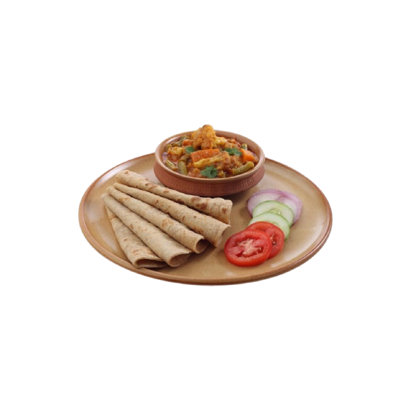 2 Chapati and Veg Curry