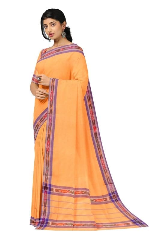 APCO Handloom (A Andhra Pradesh Govt Emporium)- Women's Traditional Pure Handloom Dulla Cotton Saree | DL0032 view 2