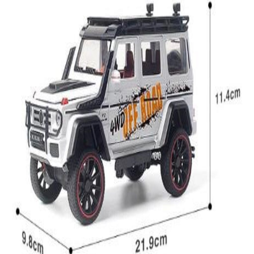 KTRS ENTERPRISE G Wagon OffRoad Black Metal Diecast Car 1:24 Toy view 2
