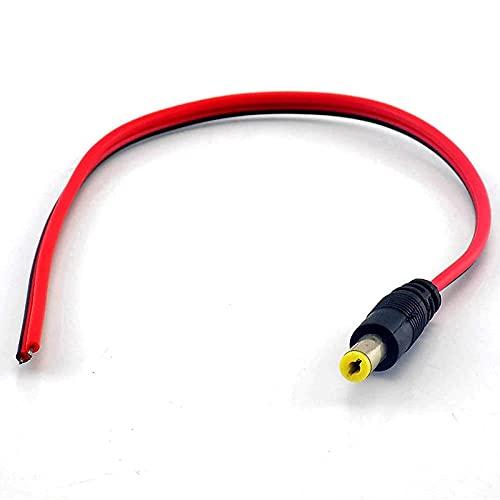 DC Cable | DC Power Plug Adapter Connector For Cctv Home Security Surveillance Camera (Pack of 50) view 2