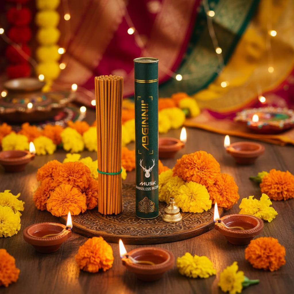 Musk Bambooless Agarbatti Combo of 3