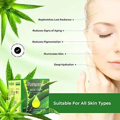 Banjara's Aloevera Moisturizing Gel, 100 gm view 2