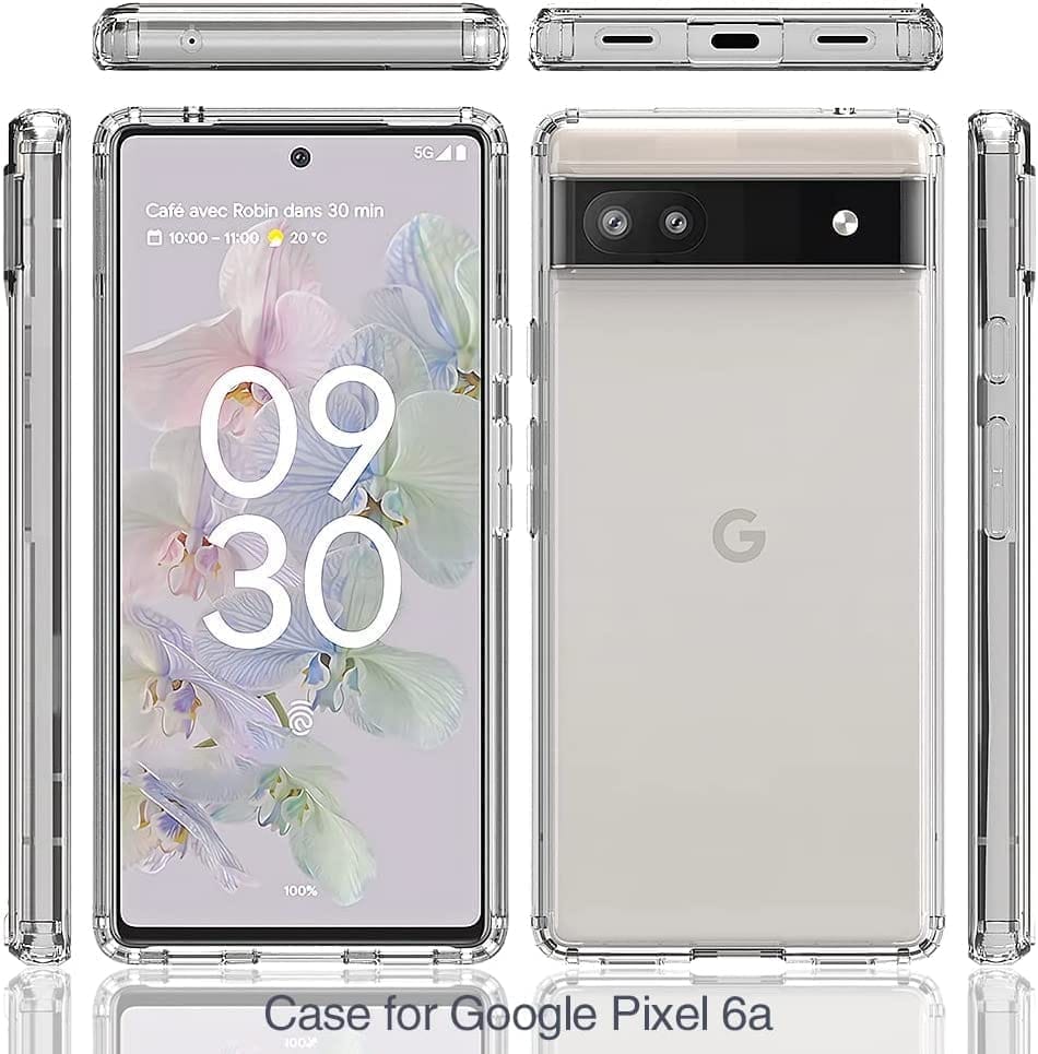 Faircost Back Cover for Google Pixel 6a Shockproof (Silicon| Transparent) view 2