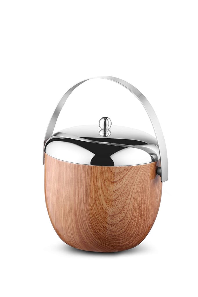 FnS Double Walled Apple Ice Bucket with Customize Message or Wishes view 2