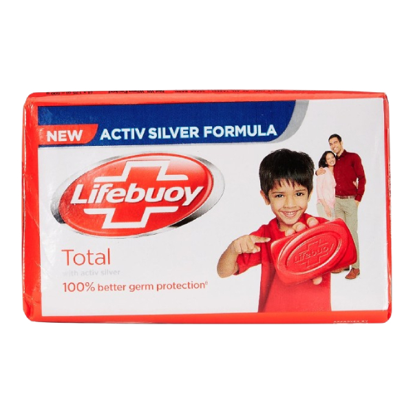 Lifebuoy Soap Total 125 Gms (Pack of 4)