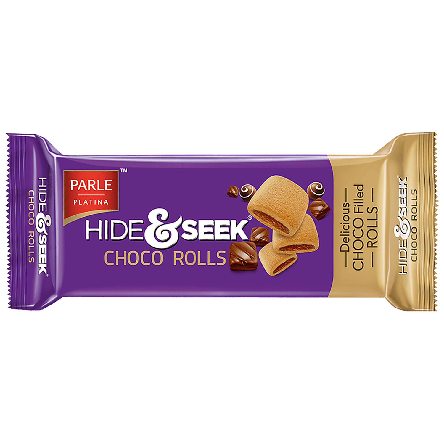 Parle Hide & Seek Choco Rolls, 75 G view 2