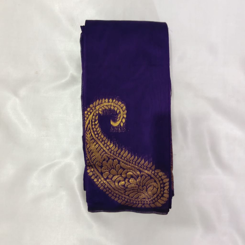 Pure Cotton Saree with Blouse Mango design view 2
