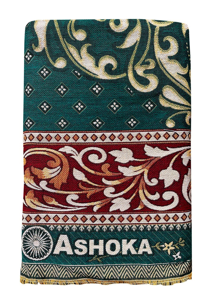 Mandhania Cotton Royal King Size Solapuri Chaddar (7.5 X 9 ft) view 2