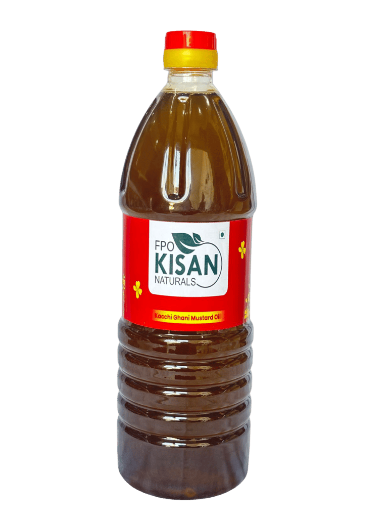 "FPO Kisan Naturals Kachi Ghani Mustard Oil - 1L"