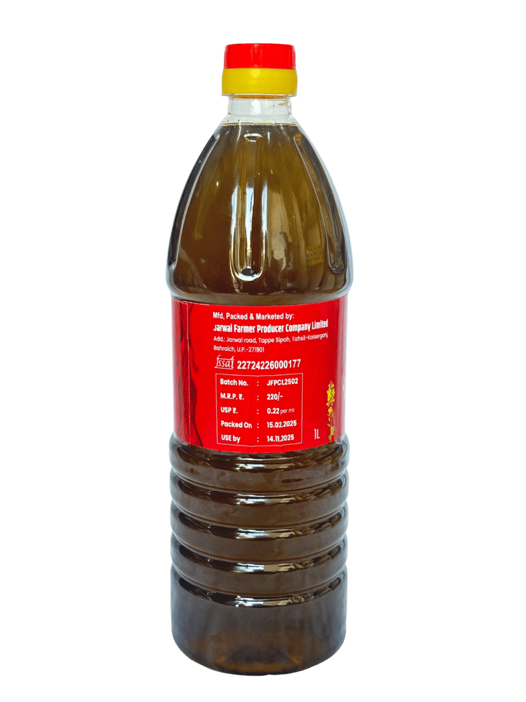 "FPO Kisan Naturals Kachi Ghani Mustard Oil - 1L" view 2