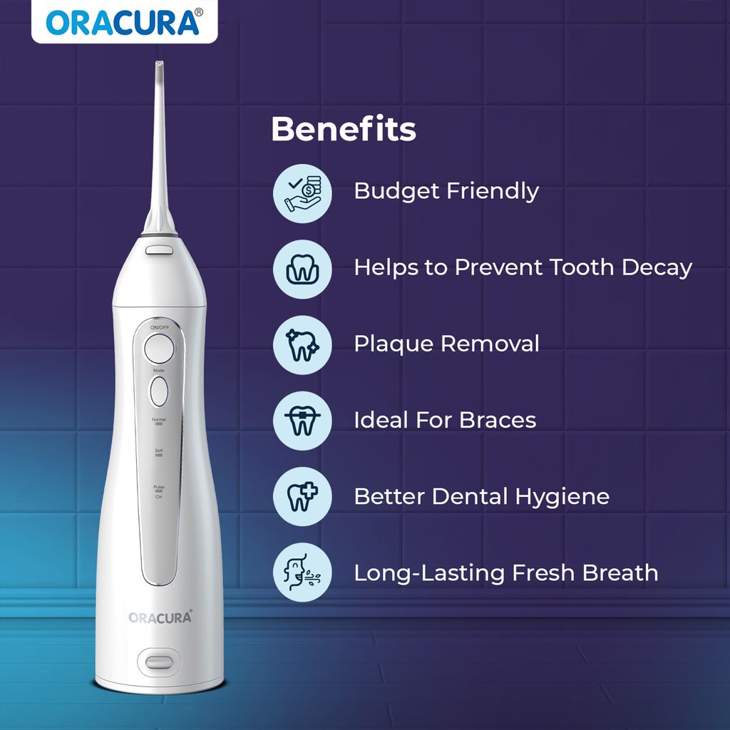 Oracura OC150 LITE Smart Water Flosser White view 2