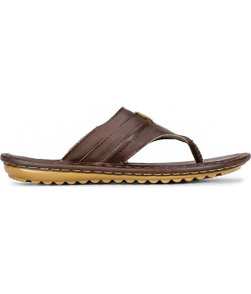 Bata - Brown Men's Sandals view 2