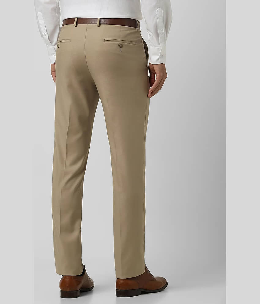 VILLAIN Slim Flat Men's Formal Trouser - Dark Grey ( Pack of 1 ) view 2