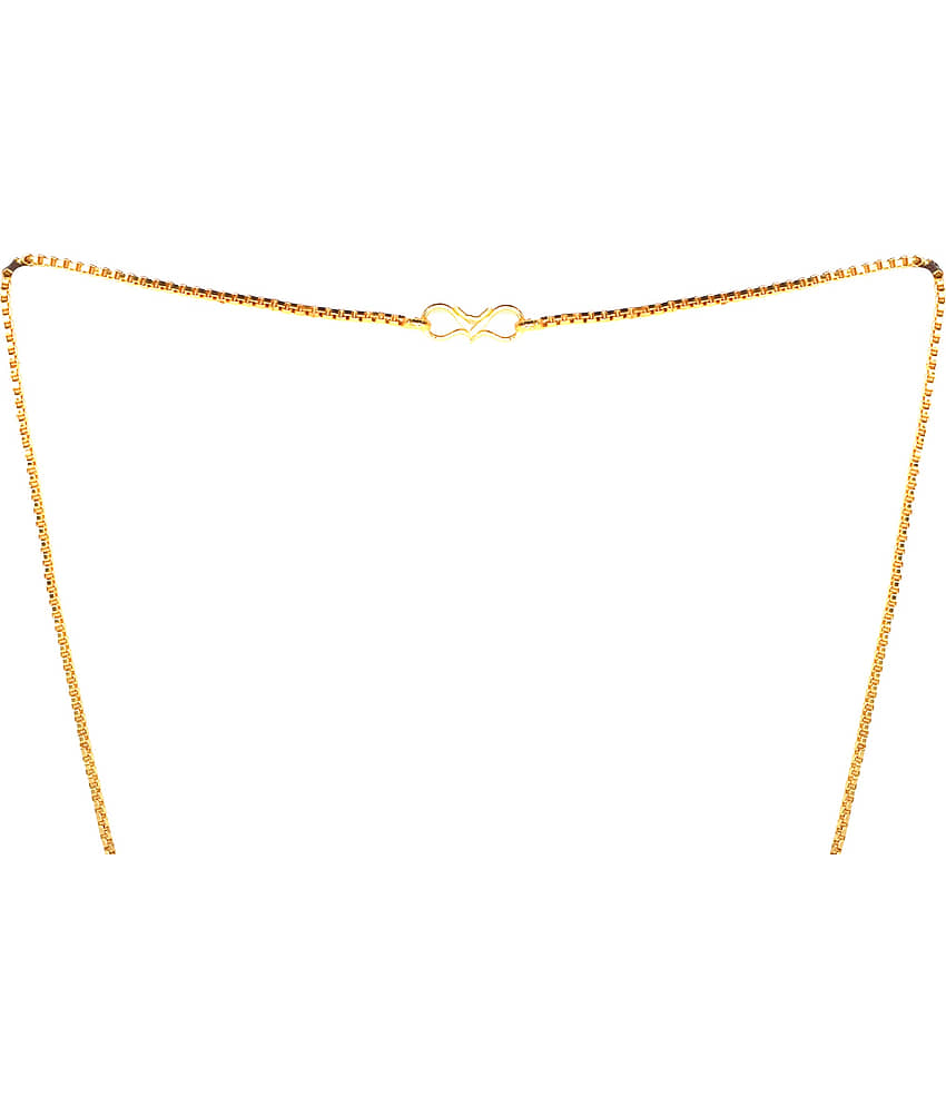 KRIMO Gold Plated Brass Chain ( Pack of 1 ) view 2