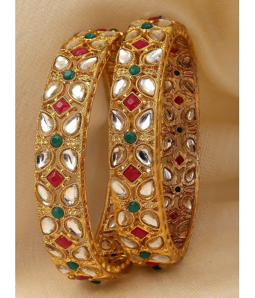Sukkhi Multicolor Bangle Set ( Pack of 2 ) view 2