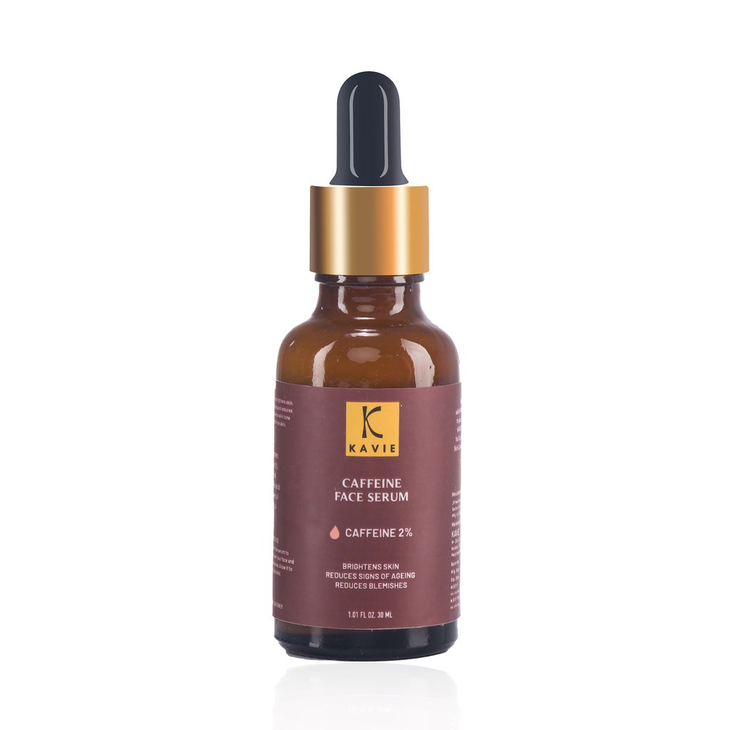 Caffeine Face Serum - Caffeine 2% , Retinol, Hyaluronic Acid, Safflower Oil - Anti-Aging, Hydrates skin, Brightening | Reduces fine lines and wrinkles and Skin Renewal view 2