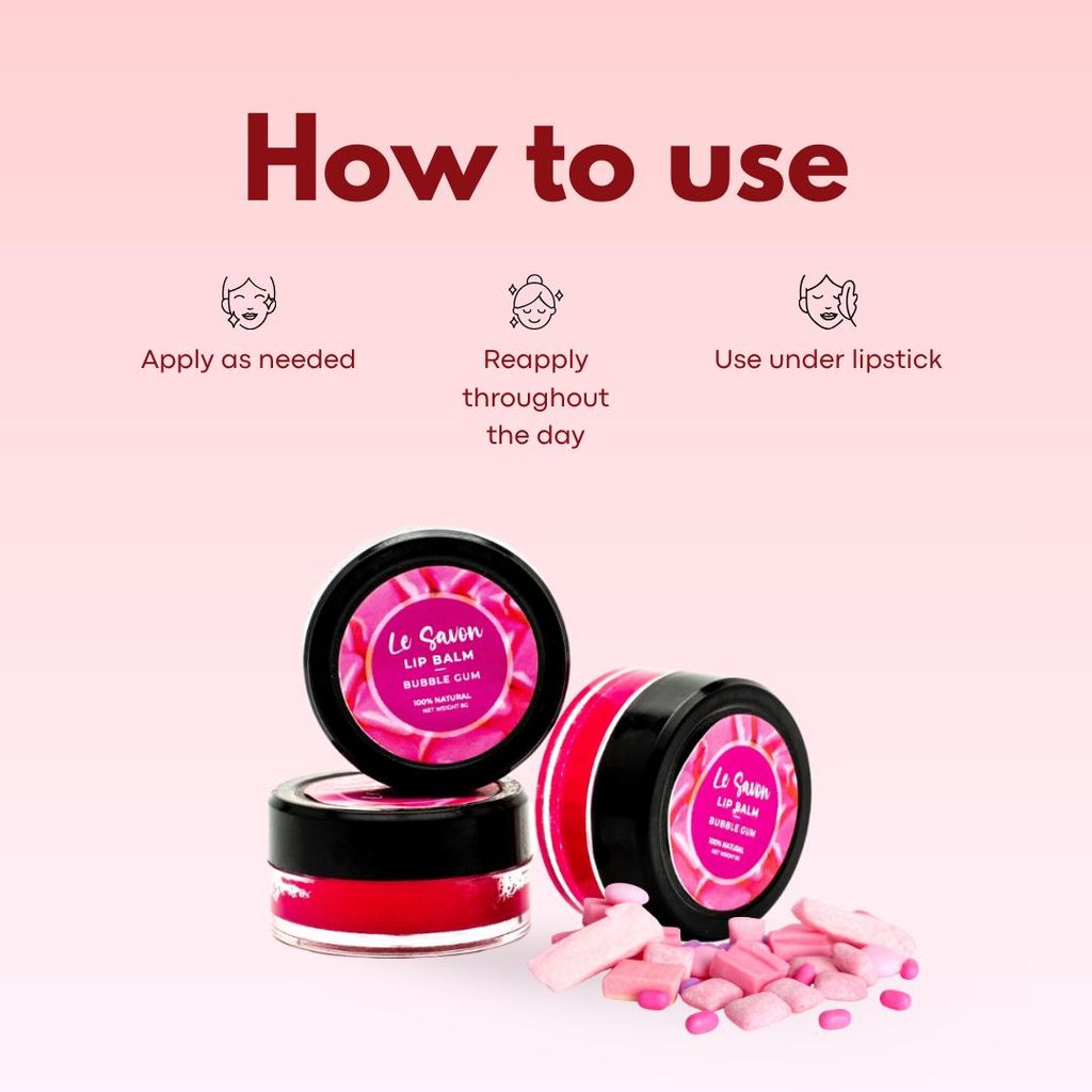 Bubble gum Lip Balm view 2