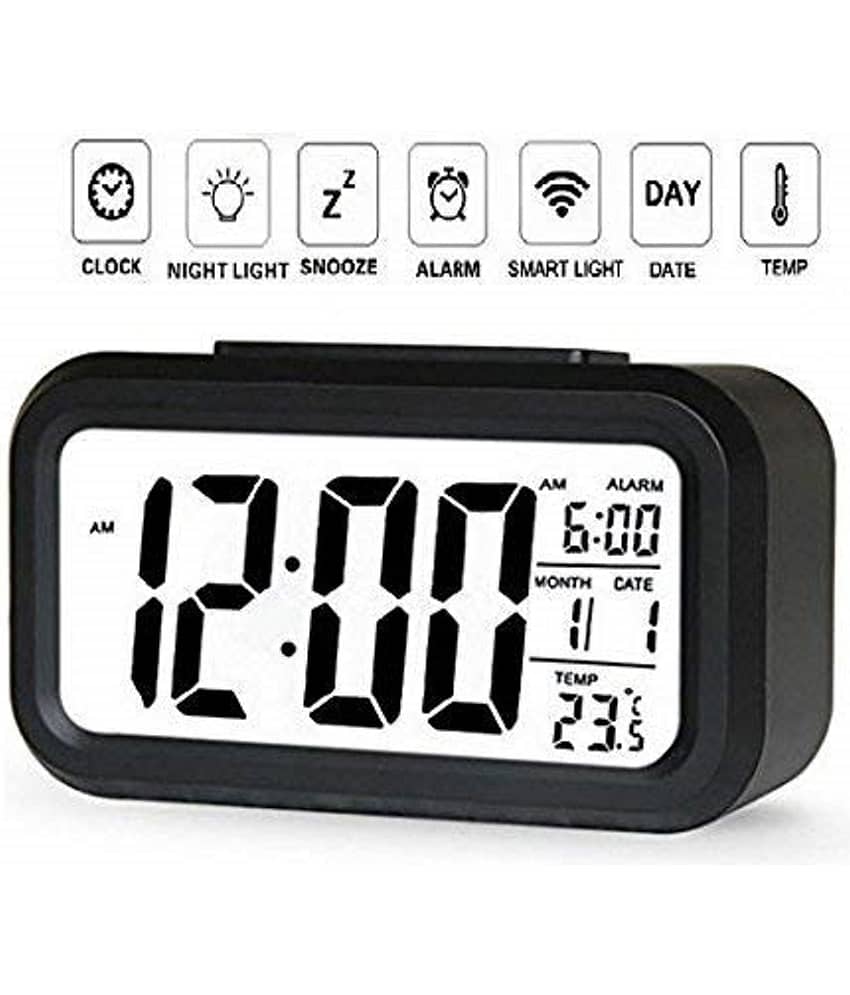 PRAMUKHAM Digital Alarm Clock - Pack of 1 view 2