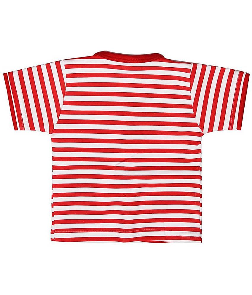 Babeezworld Pack of 1 Baby Girls 100% Cotton T Shirts ( Red ) view 2