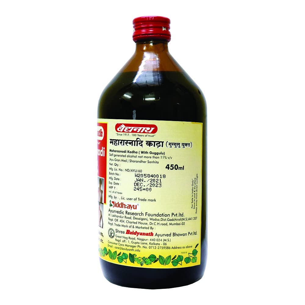 Baidyanath Maharasnadi Kadha 450 Ml view 2