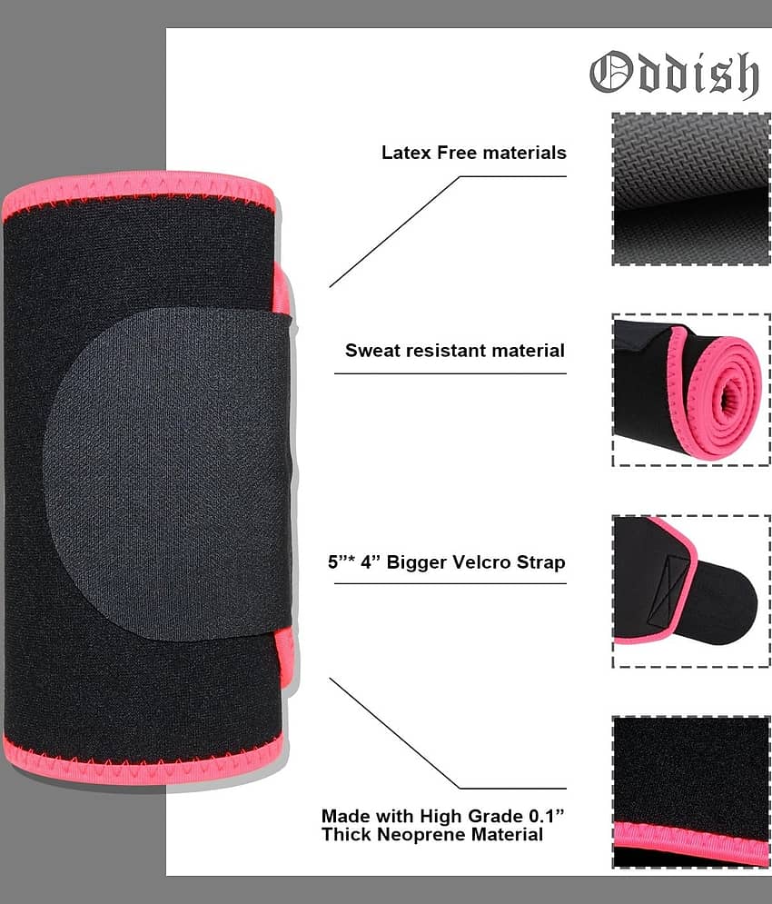 Oddish Pink Neoprene Gym Belt view 2