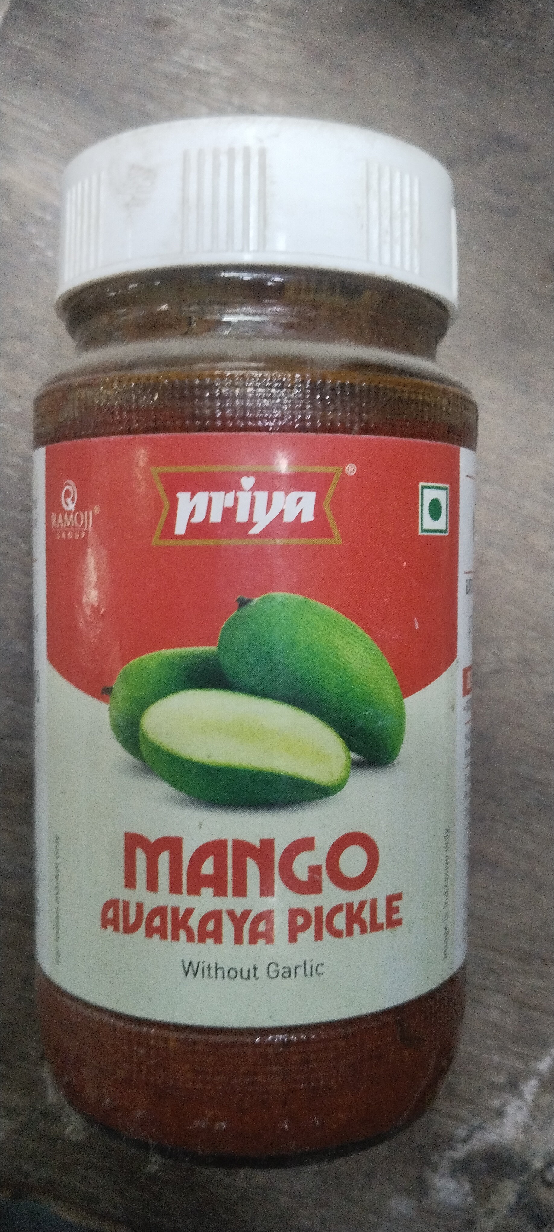 Priya Mango Avakaya pickle Without garlic