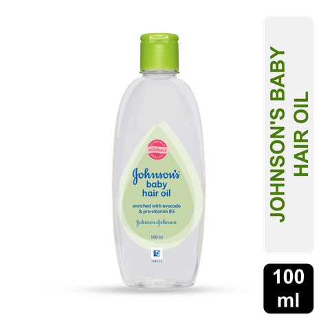 Johnson's Baby Hair Oil - Avocado & Pro-Vitamin B'S, 100 ml Bottle