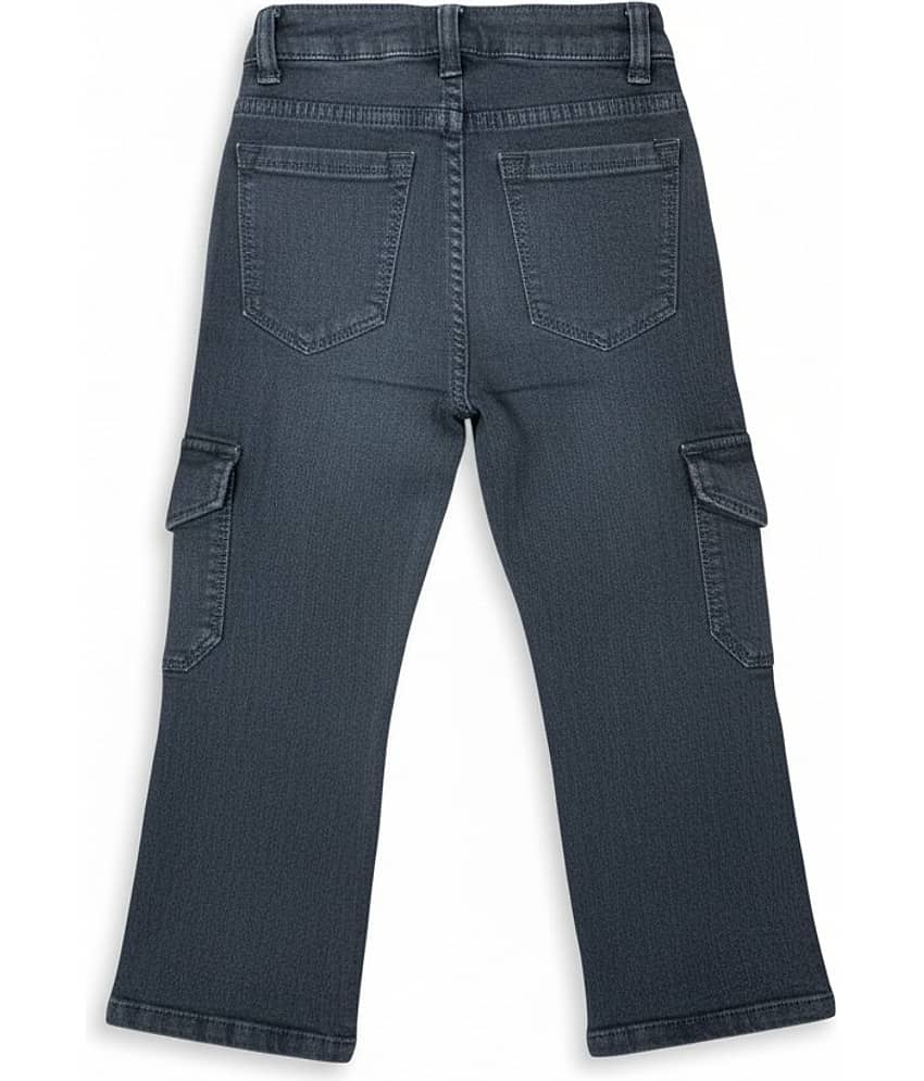 ICONIC ME Girls Denim Jeans ( Pack of 1 , Grey ) view 2