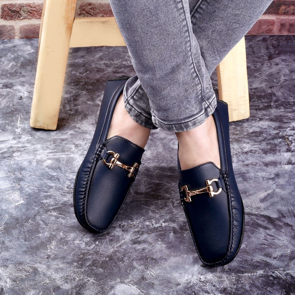 New Latest Men's Faux Leather Slip-on Loafers view 2
