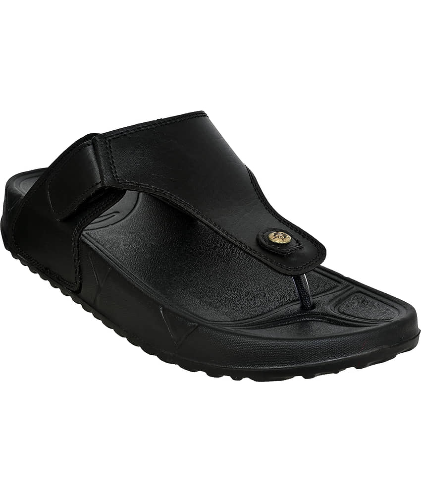 Cozy Wear Black Men's Thong Flip Flop view 2