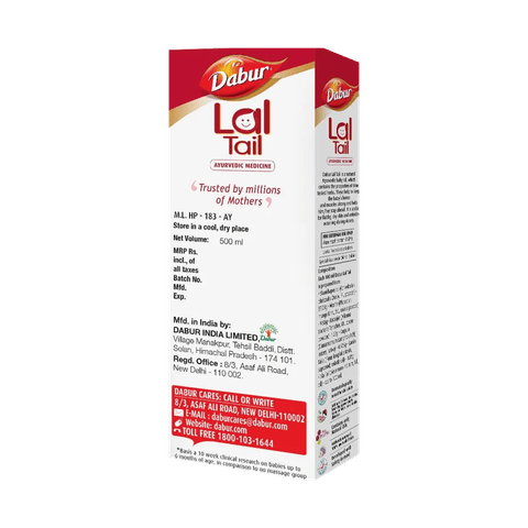 Dabur Lal Tail, 500 ml Bottle view 2