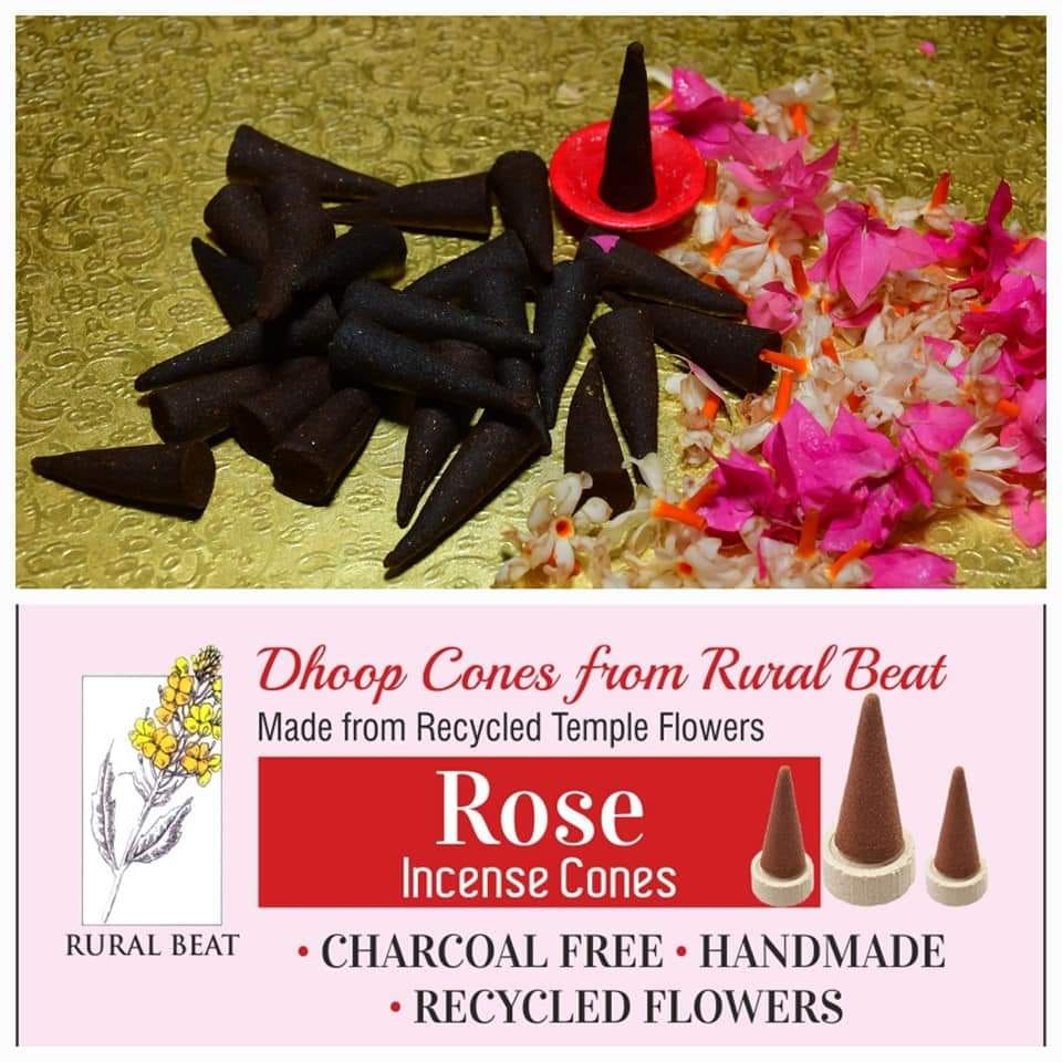 Rural Beat Rose Dhoop Cones