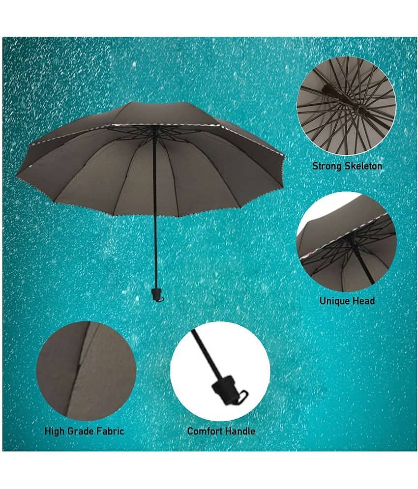 KEKEMI Brown Umbrella view 2